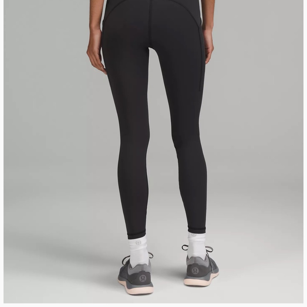 Lululemon Power Thru high rise Black Leggings